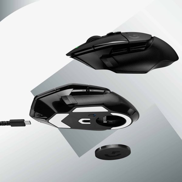 Logitech G G502 X Lightspeed muis Rechtshandig RF Draadloos Optisch 25600 DPI (910-006180)