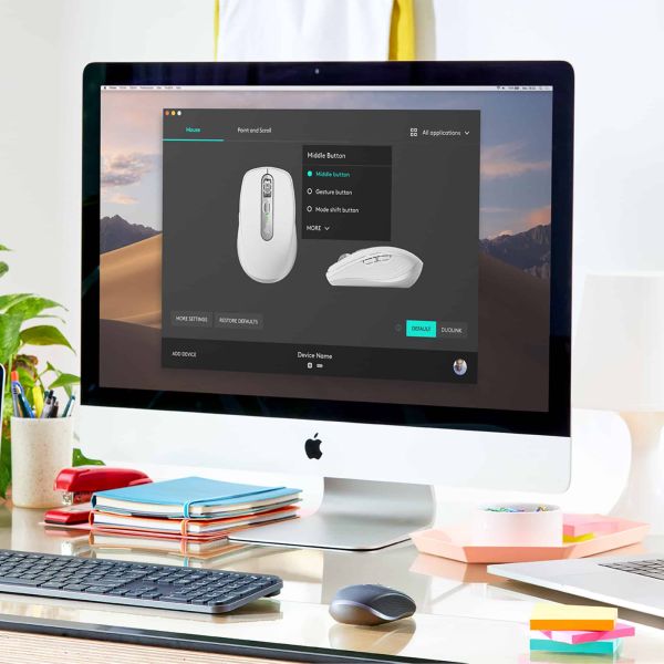 Logitech Anywhere 3 for Business muis Rechtshandig Bluetooth Laser 4000 DPI (910-006216)