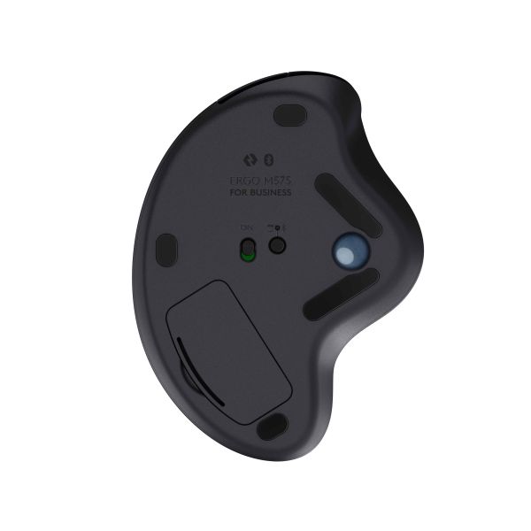 Logitech ERGO M575 for Business muis Rechtshandig RF-draadloos + Bluetooth Trackball 2000 DPI (910-006221)