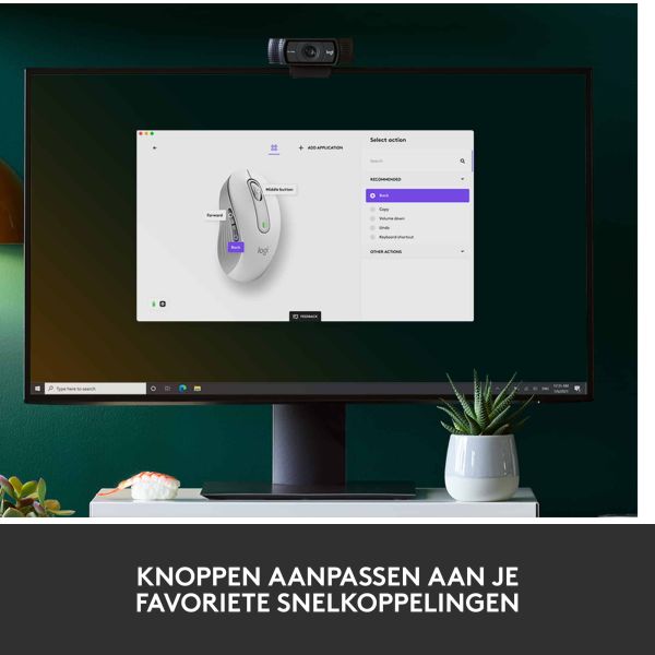 Logitech Signature M650 muis Rechtshandig RF-draadloos + Bluetooth Optisch 2000 DPI (910-006238)
