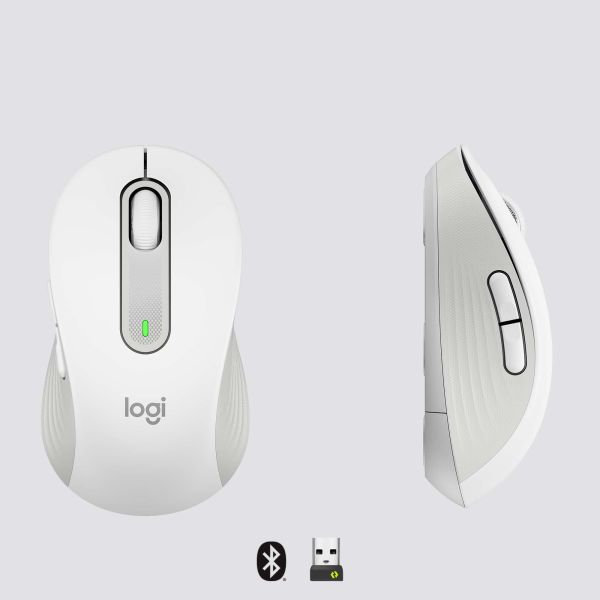 Logitech Signature M650 muis Rechtshandig RF-draadloos + Bluetooth Optisch 2000 DPI (910-006238)