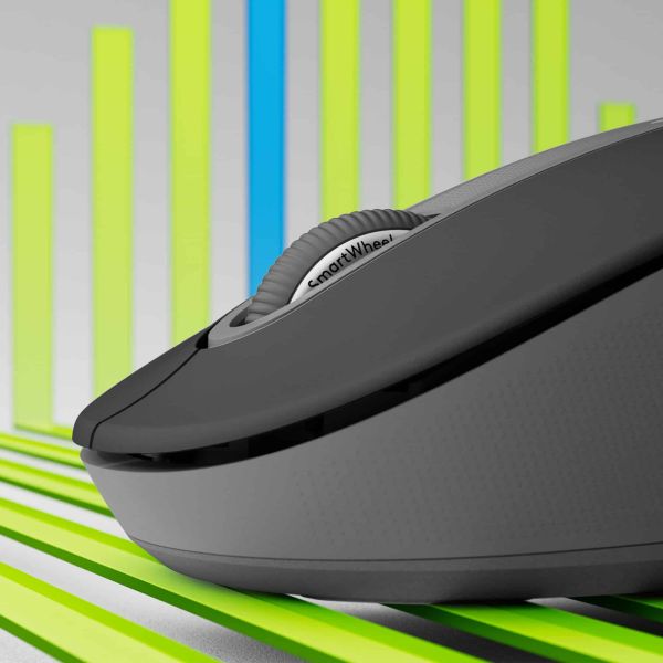 Logitech Signature M650 L Linkshandige Draadloze Muis - Voor grotere, linkerhanden, 2 jaar batterijduur, stil klikken, aanpasbare zijknoppen, Bluetooth, compatibel met meerdere apparaten (910-006239)