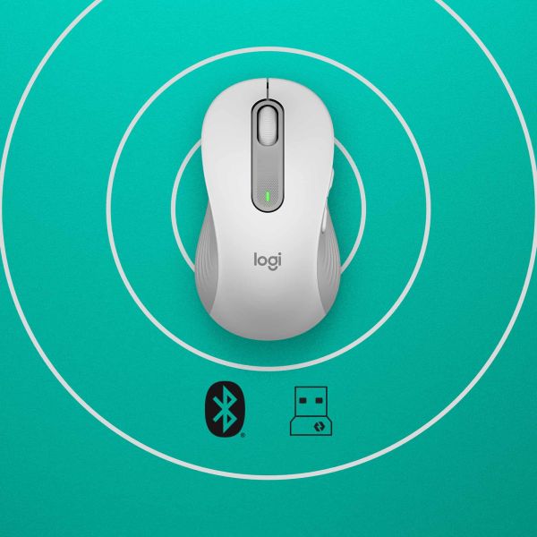 Logitech Signature M650 muis Linkshandig RF-draadloos + Bluetooth Optisch 2000 DPI (910-006240)