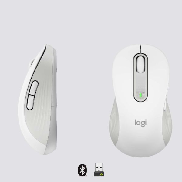Logitech Signature M650 muis Linkshandig RF-draadloos + Bluetooth Optisch 2000 DPI (910-006240)
