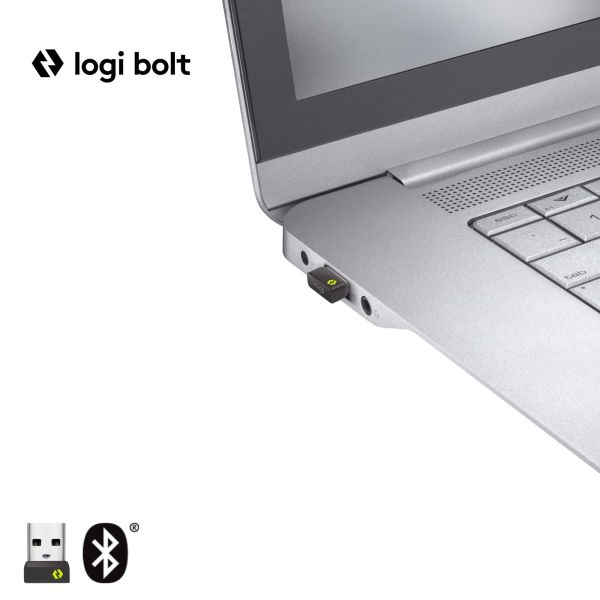 Logitech Signature M650 for Business muis Kantoor Rechtshandig RF-draadloos + Bluetooth Optisch 4000 DPI (910-006349)