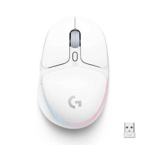 Logitech G G705 muis Rechtshandig RF-draadloos + Bluetooth Optisch 8200 DPI (910-006367)