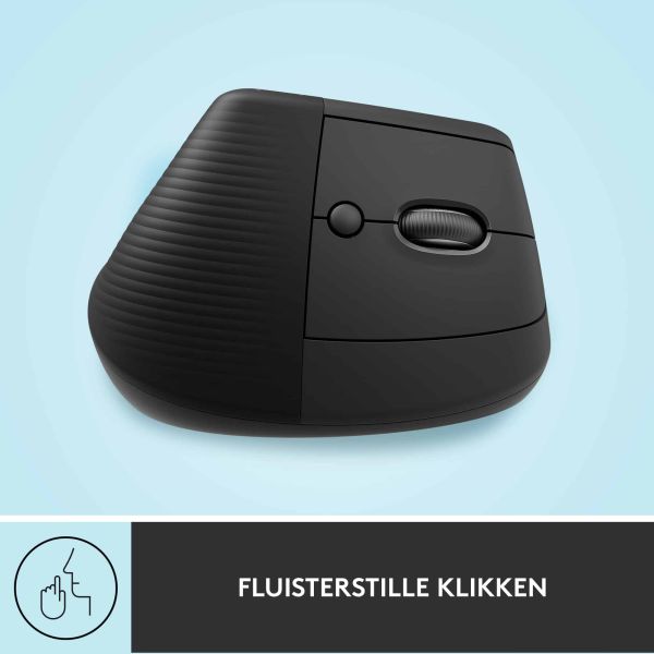 Logitech Lift muis Rechtshandig RF-draadloos + Bluetooth Optisch 4000 DPI (910-006473)