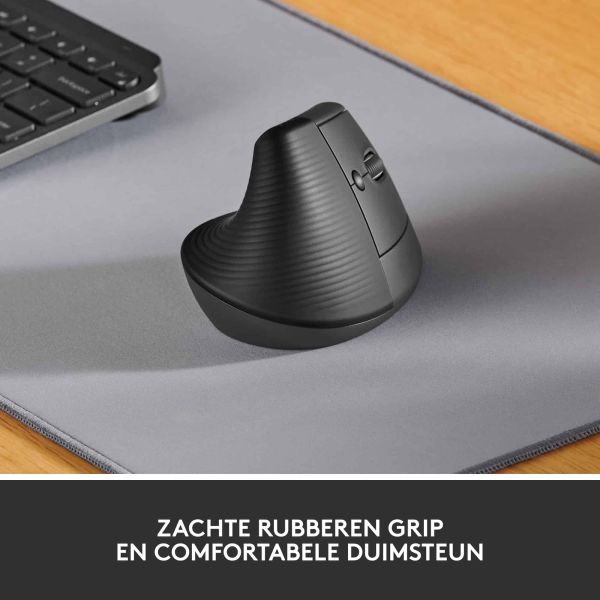 Logitech Lift muis Rechtshandig RF-draadloos + Bluetooth Optisch 4000 DPI (910-006473)