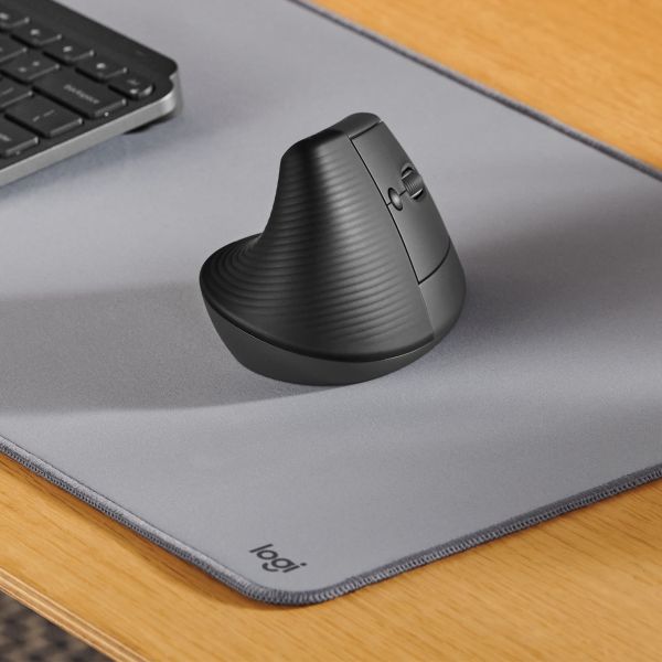 Logitech Lift muis Rechtshandig RF-draadloos + Bluetooth Optisch 4000 DPI (910-006473)