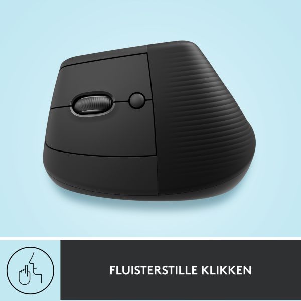 Logitech Lift muis Kantoor Linkshandig RF-draadloos + Bluetooth Optisch 4000 DPI (910-006474)