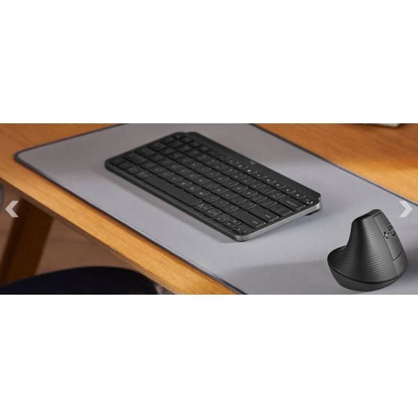 Logitech Lift muis Kantoor Linkshandig RF-draadloos + Bluetooth Optisch 4000 DPI (910-006474)