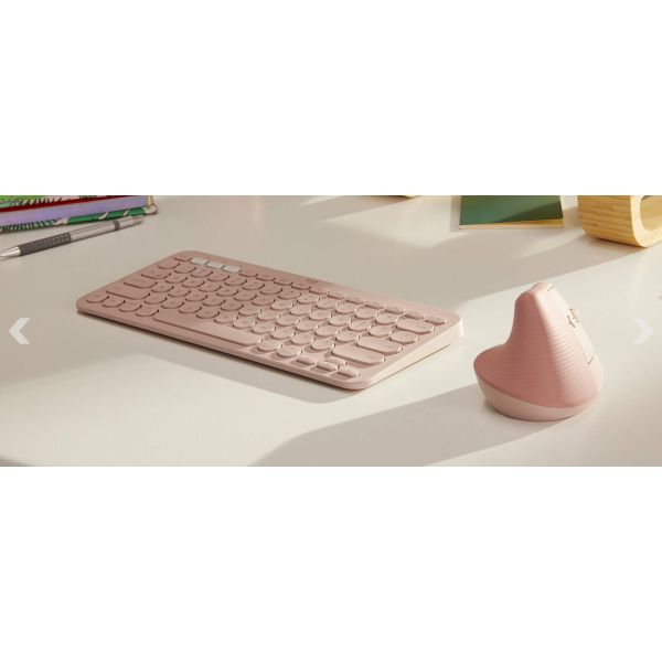 Logitech Lift muis Kantoor Linkshandig RF-draadloos + Bluetooth Optisch 4000 DPI (910-006474)