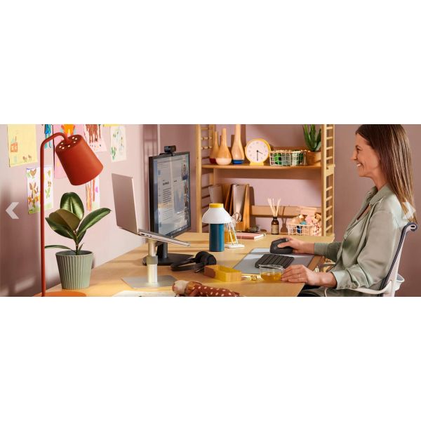 Logitech Lift muis Kantoor Linkshandig RF-draadloos + Bluetooth Optisch 4000 DPI (910-006474)