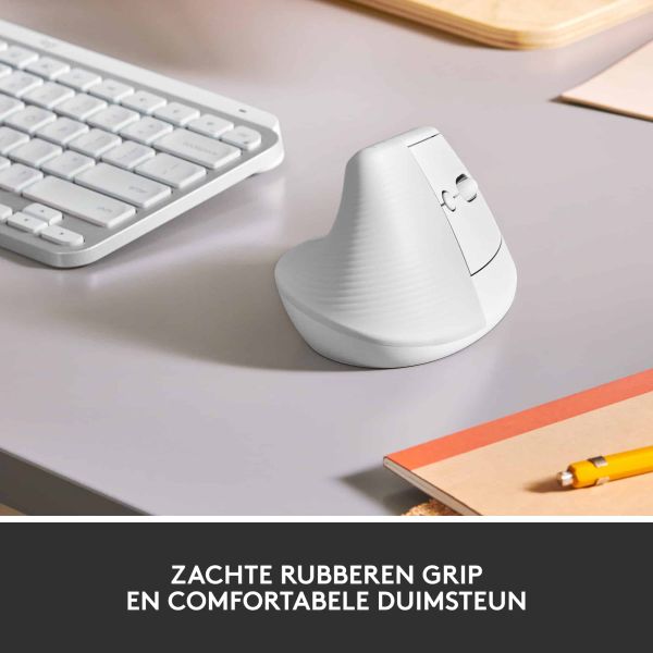 Logitech Lift muis Rechtshandig RF-draadloos + Bluetooth Optisch 4000 DPI (910-006475)