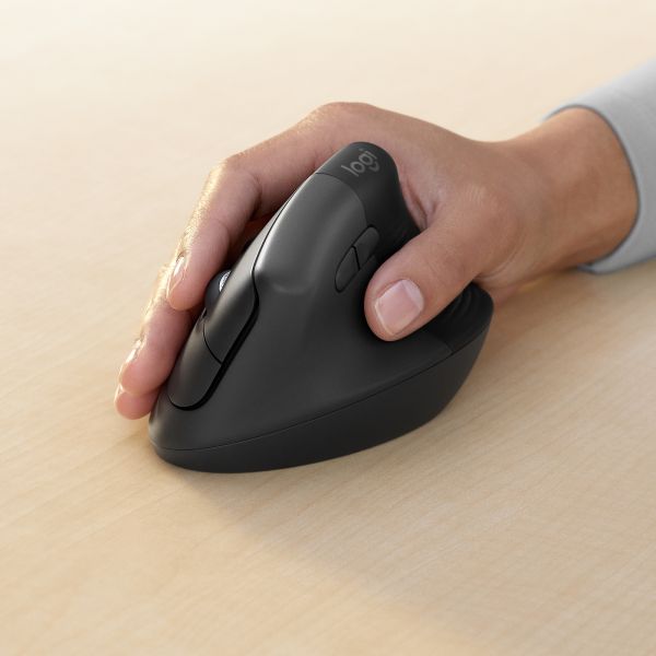 Logitech Lift for Business muis Kantoor Rechtshandig RF-draadloos + Bluetooth Optisch 4000 DPI (910-006494)