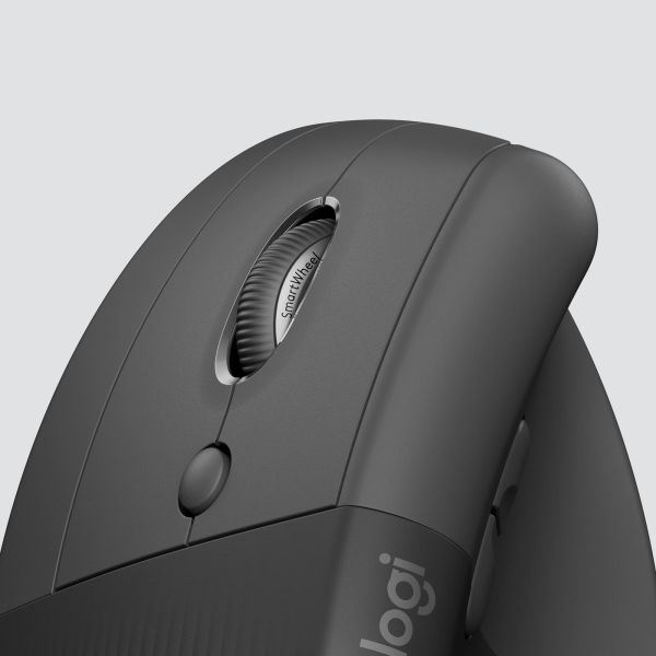 Logitech Lift for Business muis Linkshandig RF-draadloos + Bluetooth Optisch 4000 DPI (910-006495)
