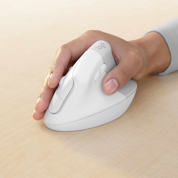 Logitech Lift for Business muis Rechtshandig RF-draadloos + Bluetooth Optisch 4000 DPI (910-006496)