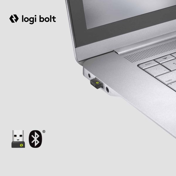 Logitech Lift for Business muis Rechtshandig RF-draadloos + Bluetooth Optisch 4000 DPI (910-006496)