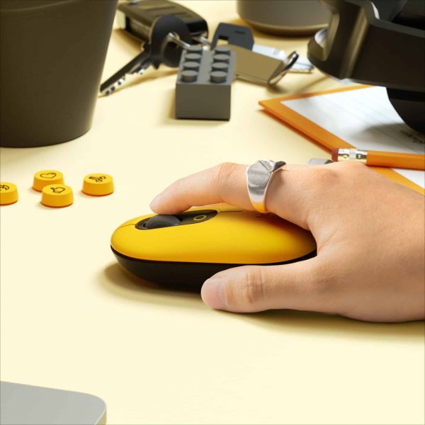 Logitech POP Mouse muis Ambidextrous RF-draadloos + Bluetooth Optisch 4000 DPI (910-006546)