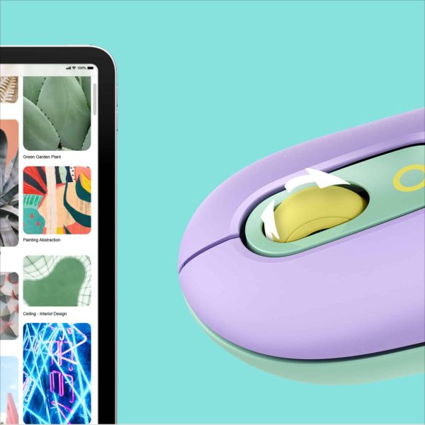 Logitech POP Mouse muis Ambidextrous RF-draadloos + Bluetooth Optisch 4000 DPI (910-006547)