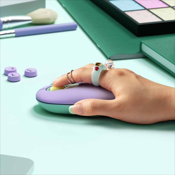 Logitech POP Mouse muis Ambidextrous RF-draadloos + Bluetooth Optisch 4000 DPI (910-006547)