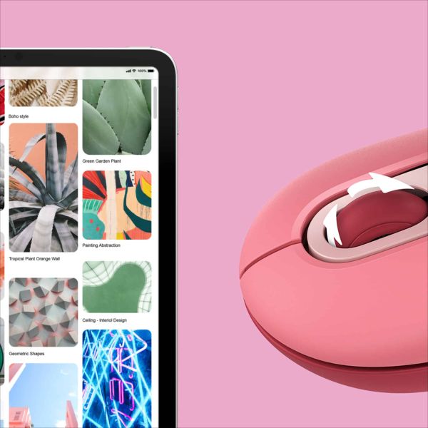 Logitech POP Mouse muis Ambidextrous RF-draadloos + Bluetooth Optisch 4000 DPI (910-006548)