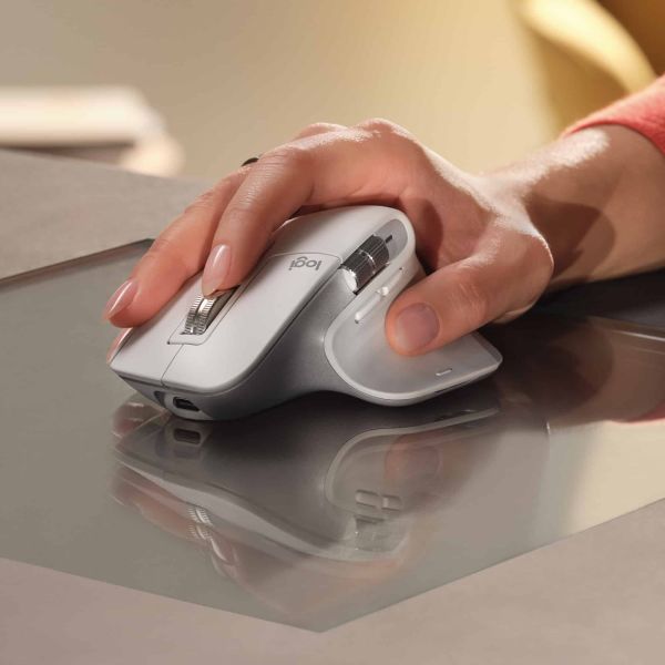 Logitech MX Master 3S muis Rechtshandig RF-draadloos + Bluetooth Laser 8000 DPI (910-006560)