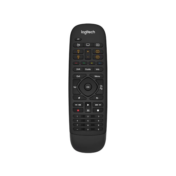 Logitech Harmony® Companion afstandsbediening IR-draadloos/wifi Audio, Kabel, DVR, Game console, Home cinema-systeem, PC, Smartphone, TV, Tablet Drukknopen (915-000240)