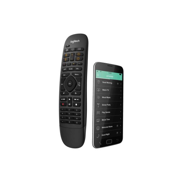 Logitech Harmony® Companion afstandsbediening IR-draadloos/wifi Audio, Kabel, DVR, Game console, Home cinema-systeem, PC, Smartphone, TV, Tablet Drukknopen (915-000240) Logitech Harmony® Companion afstandsbediening IR-draadloos/wifi Audio, Kabel, DVR, Game console, Home cinema-systeem, PC, Smartphone, TV, Tablet Drukknopen (915-000240)