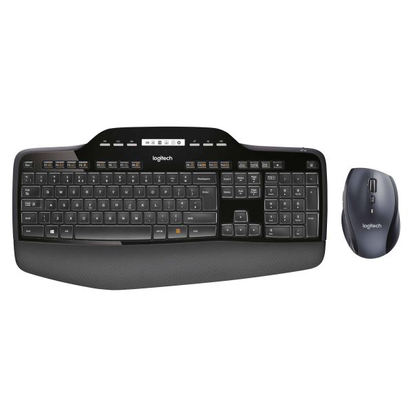 Logitech MK710 Performance toetsenbord Inclusief muis RF Draadloos QWERTY Scandinavisch Zwart (920-002443) Logitech MK710 Performance toetsenbord Inclusief muis RF Draadloos QWERTY Scandinavisch Zwart (920-002443)