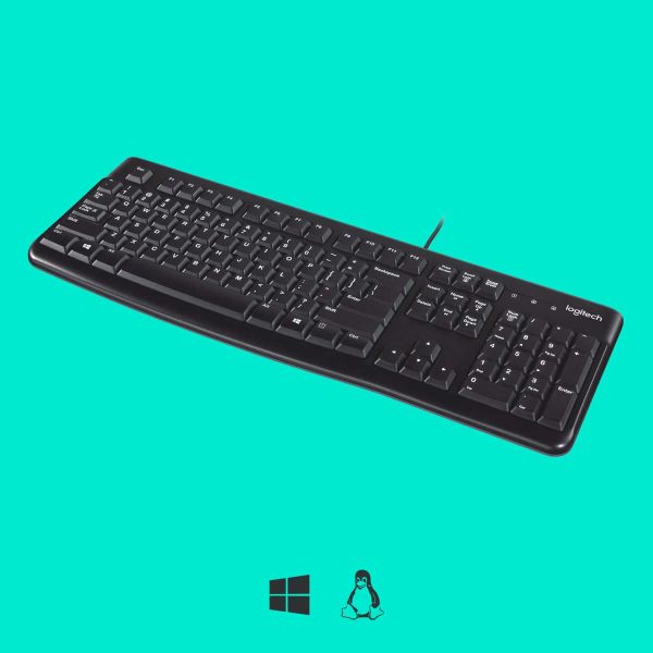 Logitech Keyboard K120 Comfortabel en stil typen (920-002482)