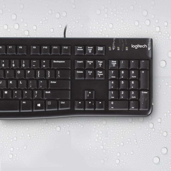 Logitech Keyboard K120 Comfortabel en stil typen (920-002482)