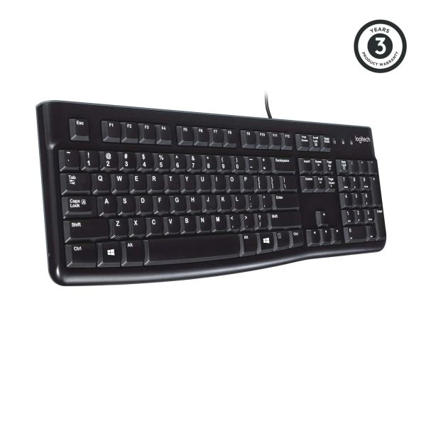 Logitech Keyboard K120 Comfortabel en stil typen (920-002482)