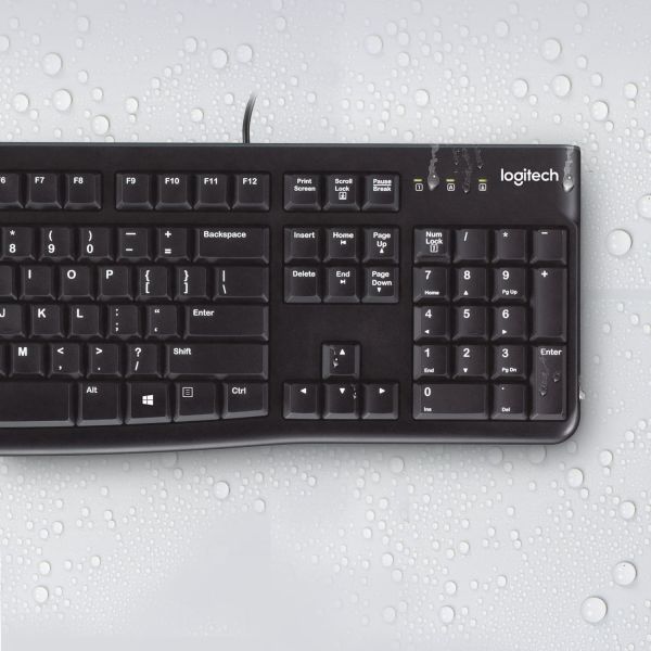 Logitech Keyboard K120 Comfortabel en stil typen (920-002482)
