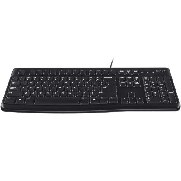 Logitech K120 Corded Keyboard toetsenbord USB QWERTY Engels Zwart (920-002501)
