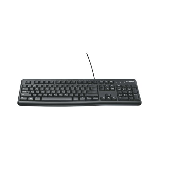 Logitech K120 Corded Keyboard toetsenbord USB QWERTY Engels Zwart (920-002508)
