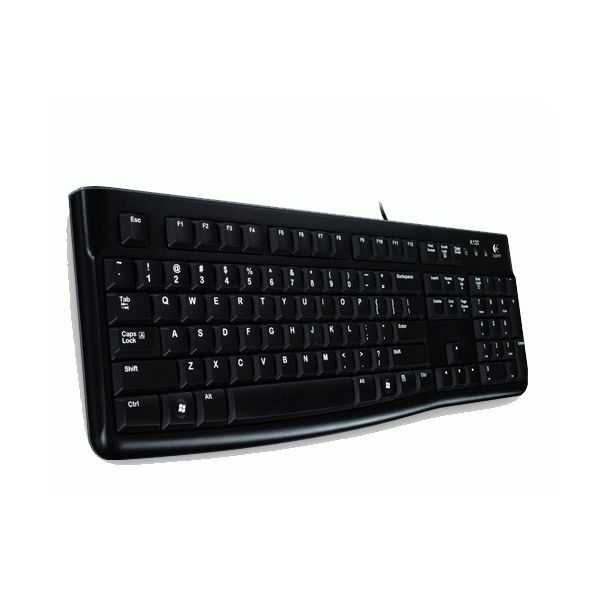 Logitech K120 Corded Keyboard toetsenbord USB QWERTY Engels Zwart (920-002509)