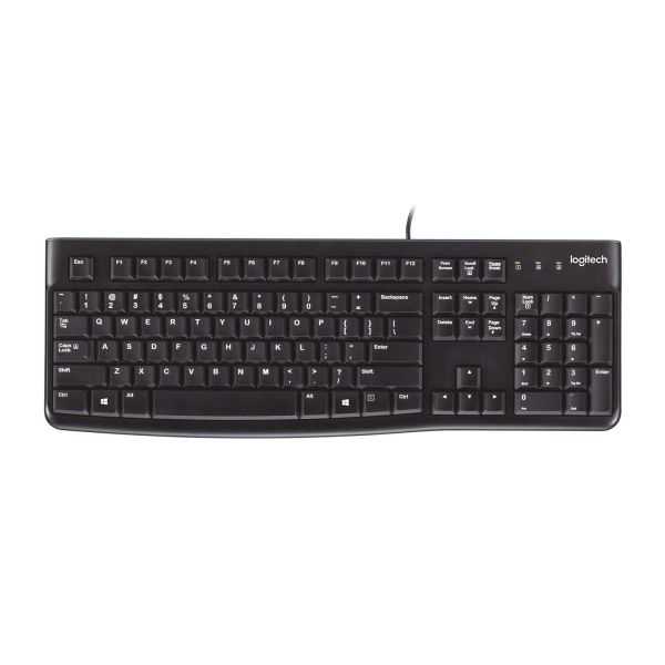 Logitech Keyboard K120 for Business toetsenbord USB QWERTY Engels Zwart (920-002524)