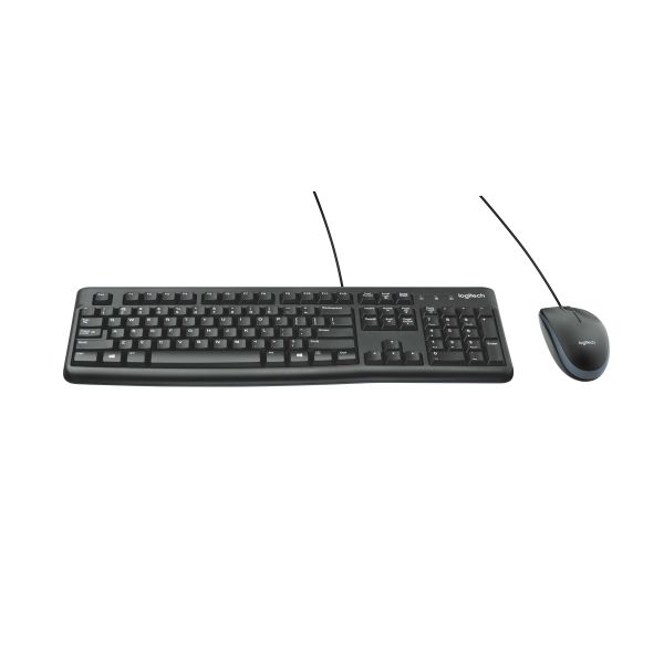 Logitech Desktop MK120 toetsenbord Inclusief muis USB QWERTY UK International Zwart (920-002562)