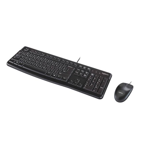 Logitech Desktop MK120 toetsenbord Inclusief muis USB QWERTY UK International Zwart (920-002562)
