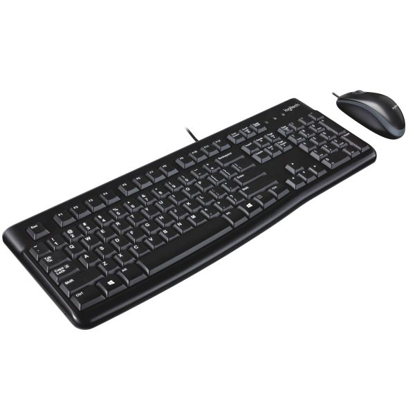 Logitech Desktop MK120 toetsenbord Inclusief muis USB QWERTY UK International Zwart (920-002562)