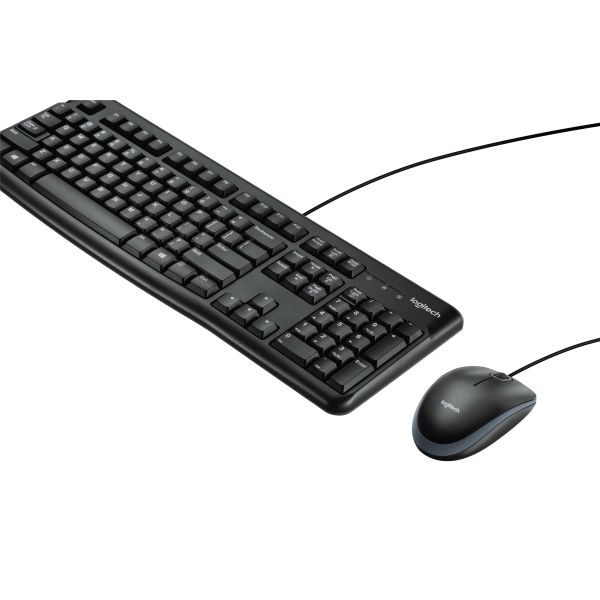 Logitech Desktop MK120 toetsenbord Inclusief muis USB QWERTY UK International Zwart (920-002562)