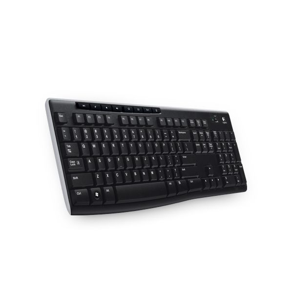 Logitech Wireless Keyboard K270 toetsenbord RF Draadloos QWERTY Engels Zwart (920-003738)