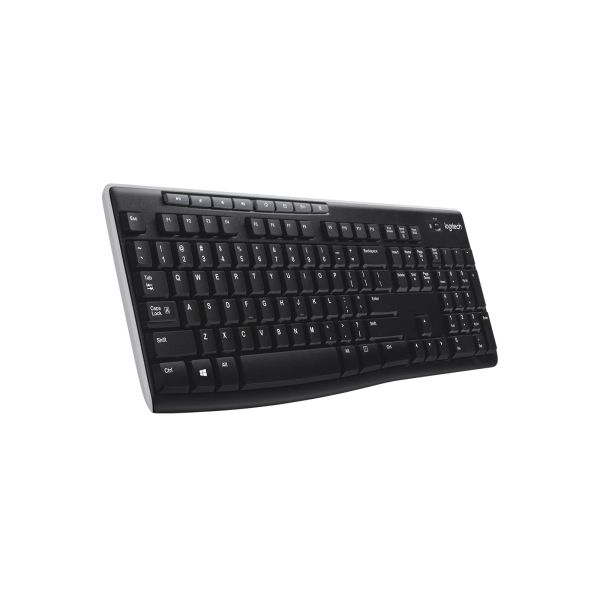 Logitech Wireless Keyboard K270 toetsenbord RF Draadloos QWERTY Engels Zwart (920-003745)
