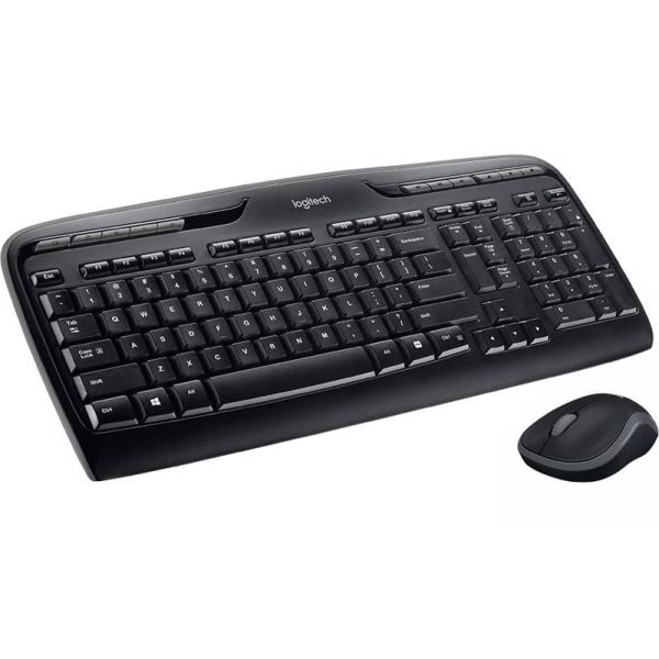 Logitech Wireless Combo MK330 toetsenbord Inclusief muis USB QWERTY Engels Zwart (920-003986)