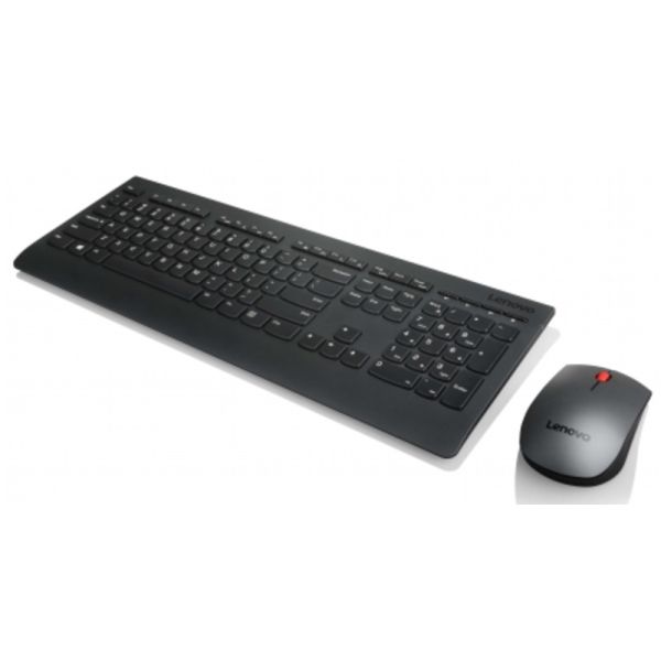 Lenovo Wireless Keyboard and Mouse met Backlight Norwegisch (4X30F31548)