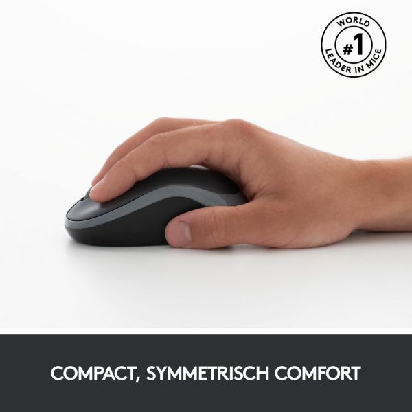 Logitech Wireless Combo MK270 toetsenbord Inclusief muis USB QWERTY Engels Zwart (920-004523)
