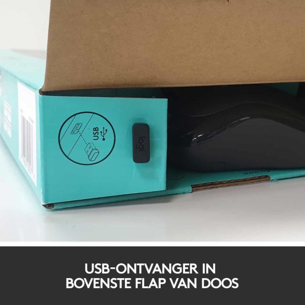 Logitech Wireless Combo MK270 toetsenbord Inclusief muis USB QWERTY Engels Zwart (920-004523)