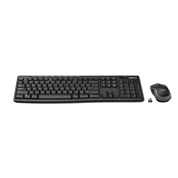 Logitech Wireless Combo MK270 toetsenbord Inclusief muis USB QWERTY Engels Zwart (920-004523)