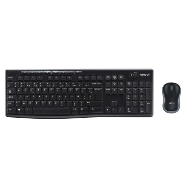 Logitech Wireless Combo MK270 Betrouwbare draadloze combinatie (920-004524)
